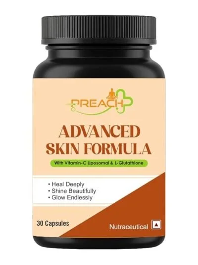 Premium Veg Collagen, With Liposomal Vitamin C, Liposomal Glutathione,  Liposomal Co-enzyme Q10, Astaxanthin 4mg. 200GM – Preach Pharma